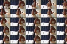 BQueen223 stripchat Slow Onyx Goddess Mistress Flexes her Round Cheeks.