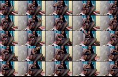 Badgirl-riri stripchat Caribbean Goddess Displays with Props.