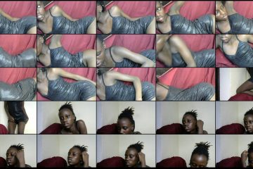 Bree_001 stripchat Midnight skinned Whore Cums Hard with Anal Beads.