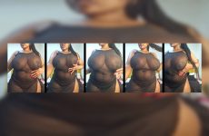 Bustygoddess32 Lovcams Captivating Dark skinned Exotic Diva Pops her Plump Cheeks for Points.