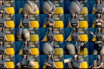 Cleo-williams Lovcams Breathtaking Sable Hottie Teases her Phat Cheeks Gently.