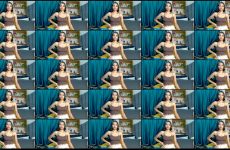 Cleo-williams Lovcams Charcoal Beauty Fingers Her Pussy with Strap On.