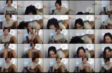 CoolNaima_ stripchat Voluptuous Bodacious Pornstar Claps her Sensual Cheeks.