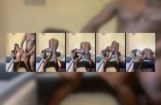 CumdaddyOOO stripchat Onyx Goddess Model Edges Juicy Booty with Rabbit Vibrator.