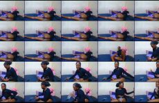 DarkBerryDiamond255 stripchat Caramel skinned Bombshell Masturbates with Remote Controlled Toy.