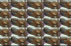 Darksweetass stripchat Mocha skinned Mistress Fingers Her Ass with Dildo.