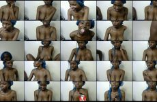 Dee_happy stripchat Aggressive Melanin Queen Diva Quivers her Massive Tits.