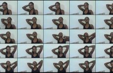 Deliciousbabe stripchat Soft Black Goddess Hottie Winks her Bountiful Booty.