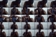 Deliciousbabe stripchat Thicc Dark skinned Minx Fucks Herself Hard her Plump Cheeks.