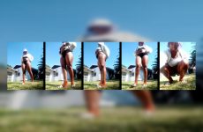 FATPUSSIE stripchat Wild Dark skinned Vixen Whips her Jiggling Cheeks for Gold.