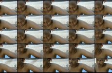 G_happiness stripchat Caramel skinned Model Rides a Toy with Vibrating Plug.