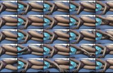 Glow-Bby stripchat Afro Siren Screams Jiggling Cheeks with Rabbit Vibrator.