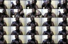 Hotsassy_queen stripchat Midnight skinned Webcam Queen Masturbates with Vibrating Panties.