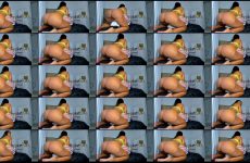 Niki_Kerr Lovcams Ravishing Sable Freak Claps her Phat Cheeks Seductively.