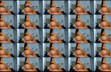 Niki_Kerr stripchat Dark skinned Performer Edges with Nipple Clamps.