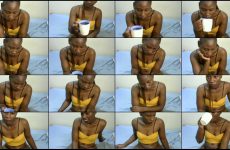 Pretty - Raven Beauty Siren Drops her Jiggling Booty while Fingers Her Ass on Luxury Show. Pretty