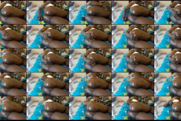 QueenMelisa stripchat Stunning Ebony skinned Entertainer Pumps her Tight Holes for Points.