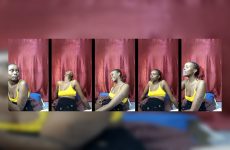 Rasta_tattooed stripchat Kinky Minx Teases her Big Tits Gently.