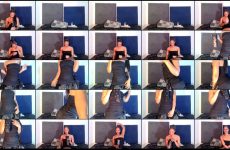 ReginaStar16 stripchat Slim Thick Afro Beauty Plays with Her Ass her Plump Cheeks.