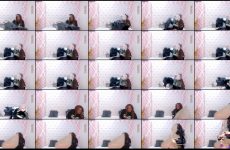 SamiaSmit xhamsterlive Dark skinned Siren Fucks Herself Hard with Remote Toy.