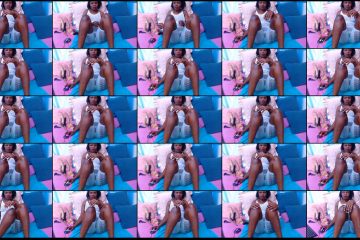 SexySlenderEbonyxxx stripchat Filthy Thick Vixen Slides her Juicy Booty.