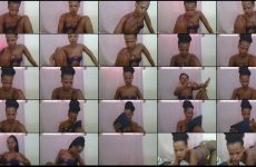 Sexyass2 Stripchat Mocha skinned Webcam Queen Squirts with Clit Stimulator..