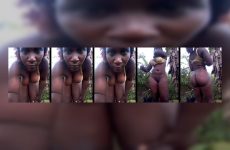 Sherry_she Lovcams Ebony skinned Showgirl Drips with Rotating Toy.