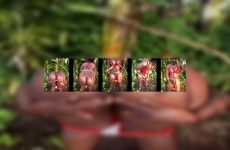 Sherry_she stripchat Juicy Chocolate skinned Goddess of Desire Winks her Sensual Cheeks for Credits.