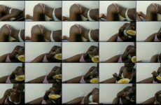 Slim_baby1234 stripchat Chocolate skinned Minx Climaxes with Remote Controlled Toy.