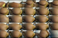 blondie_sue stripchat Hourglass Nubian Minx Rides a Toy her Round Cheeks.