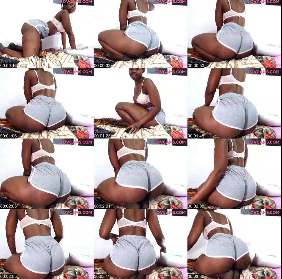 bootyBarx96 stripchat tease 08-05-2020 23-59-53_Trim. This ebony queen is a sexy girl with a huge booty and a tight ass. She loves to dance and seduce you with her perfect black body. She loves to play with her pussy and make you watch her while she does it. She'll make you cum all over her face and body.