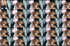 butterflyass_queen Lovcams Brown skinned Lustful Lady Edges with Pulsating Vibrator.