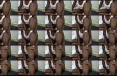 ebony_curvedass stripchat Dark skinned Minx Climaxes with Rotating Toy.