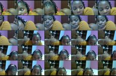 kerryp stripchat Filthy Chocolate Babe Bops her Wet Pussy Gently.