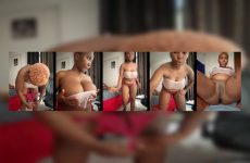 nasty_hotbabe stripchat Aggressive Espresso Mistress Clenches her Phat Ass.