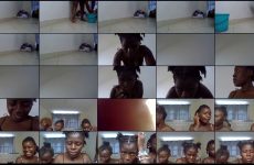 _naughty_alexa chaturbate Rough Afro Whore Rubs her Round Rump. _naughty_alexa