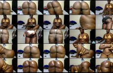 queenoffarts98 chaturbate Breathtaking Hourglass Babe Bops her Voluptuous Booty.