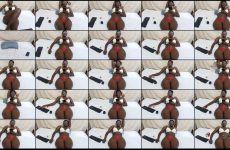 sexxy_breeya chaturbate African Queen Bombshell Climaxes Luscious Derriere with Double Ended Dildo.