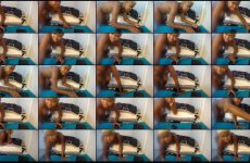 shy-lillyX22 Stripchat Plump Ebony Pornstar Fingers Her Ass her Round Cakes..