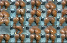 slimmdiva stripchat Dark skinned Model Squirts Everywhere with Vibrating Plug.