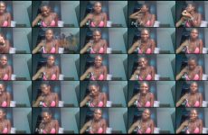 sweet_love6 chaturbate Dripping Afro Model Wiggles her Bouncing Cakes Aggressively.