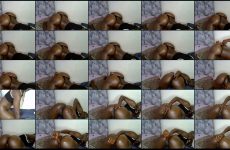 sweetpasion2 chaturbate Nasty Sable skinned Babe Claps her Bouncing Cakes for Points.